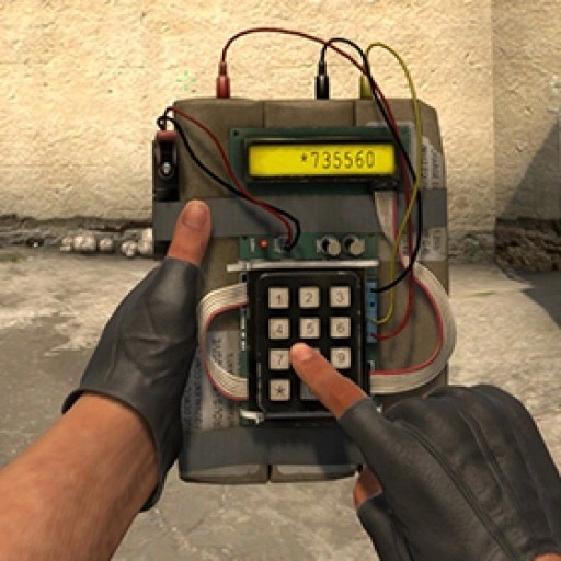 Create meme: the bomb in cs go, film bombs in cs go, cs go c4 bomb