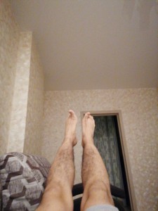 Create meme: hairy female legs, male feet, feet