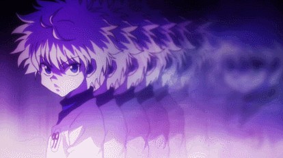 Создать мем: killua, киллуа моменты из аниме, аниме киллуа