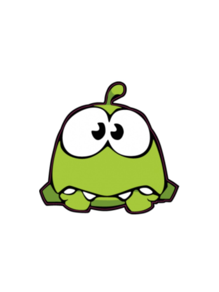 Создать мем: ам ням ням, ам ням верто, лягушка из игры cut the rope