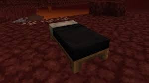 Create meme: minecraft bed, the bed is from minecraft, bed in minecraft