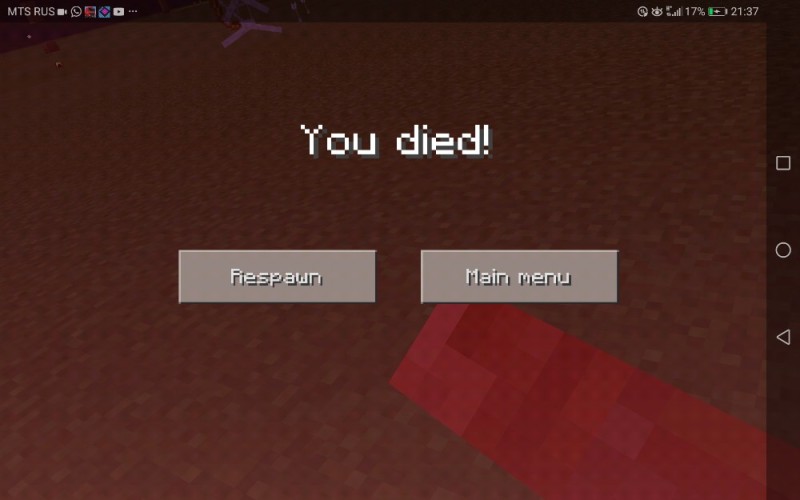 Create meme: survival minecraft, survival in minecraft, minecraft PE