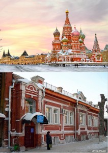 Create meme: Red square, St. Basil's Cathedral painting, red square in Moscow