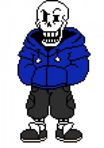 Как нарисовать папируса из undertale