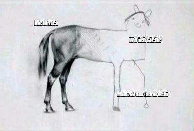 Создать мем: лошадь мем, конь рисунок, недорисованная лошадь