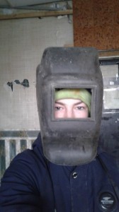 Create meme: welder, people