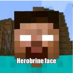 herobrine head