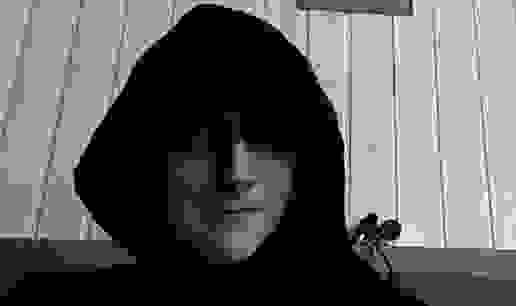 Create meme: watch dogs 2 dedsec, in a hood without face, the hooded man