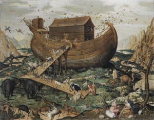 Create meme: the flood and Noah's ark