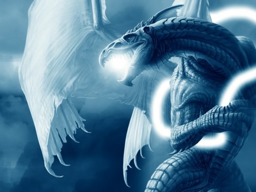 white ice dragon