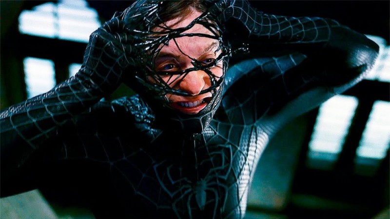 Create meme: spider man 2002 peter parker, 3 the enemy is in reflection, spider-man 3 spider-man