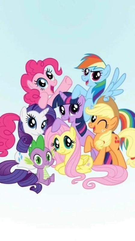 Create meme: my little pony friendship is a miracle , my little pony friendship, All my little ponies