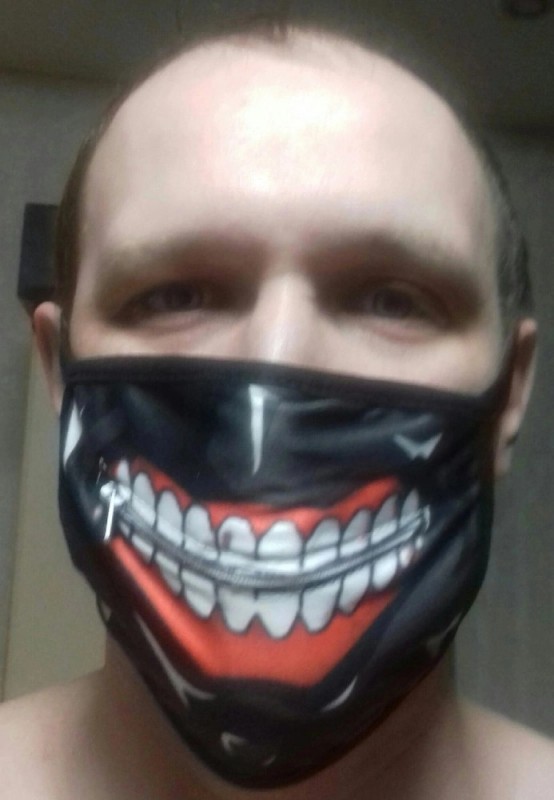 Create meme: tokyo ghoul mask, tokyo ghoul face mask, kaneki ken mask