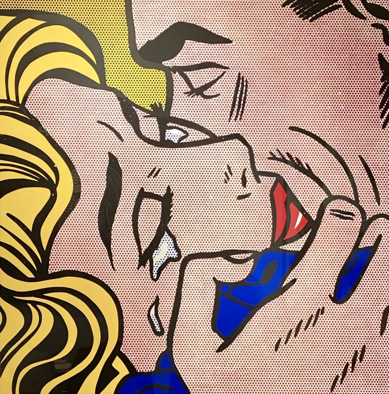 Create meme: Pop art by Roy Lichtenstein, Liechtenstein swarm, pop art art