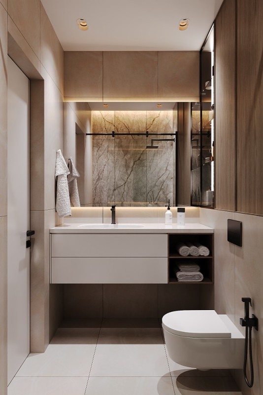 Create meme: bathroom interior, modern bathroom design, bathroom interior design