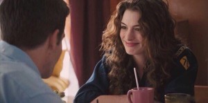 Create meme: Anne Hathaway curly, love and other drugs Maggie, Love and other drugs