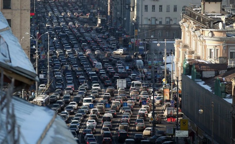 Create meme: tube Moscow, Moscow traffic jams , the big stopper
