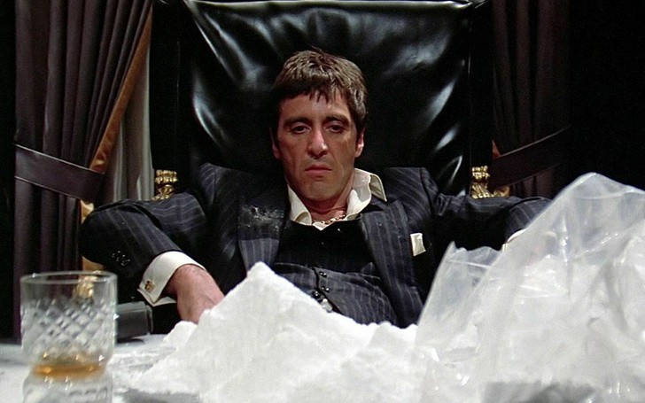 Create meme: cocaine, Tony Montana Scarface, Scarface 1983