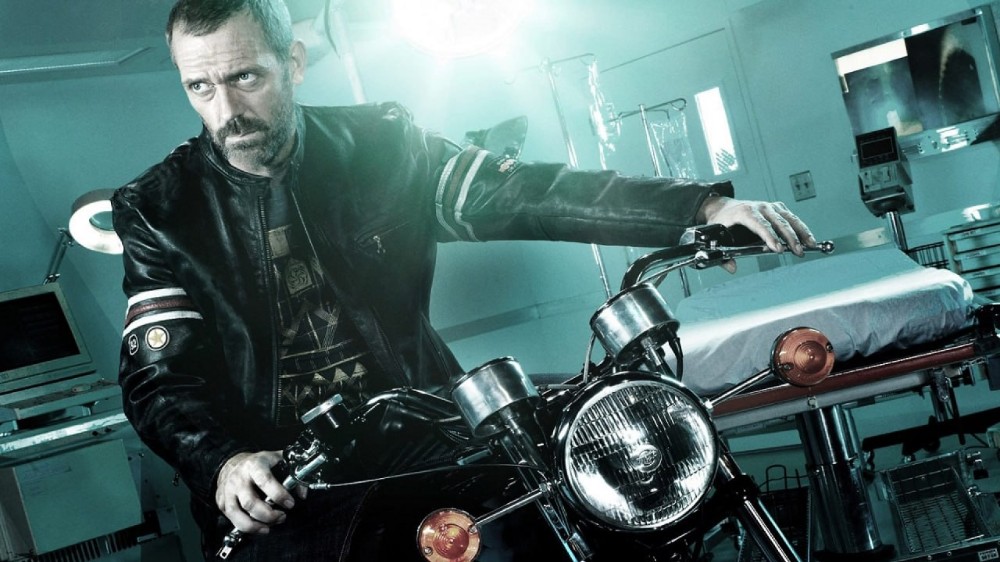 Create meme: Dr. house TV series, Dr. House TV series motorcycle, Dr. House's motorcycle