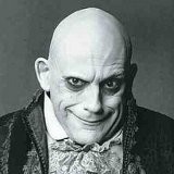 Create meme: Christopher Lloyd the Addams family, uncle fester from the Addams family cartoon, Fester Addams