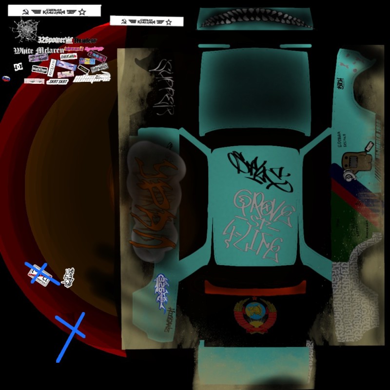 Create meme: screenshot , skins for satsuma my summer car, skins for vaz 2107 russian rider