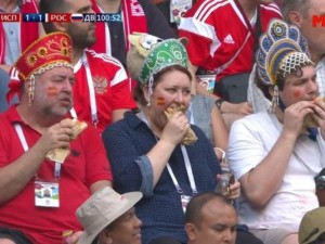 Create meme: the world Cup 2018, the fans in the headdress