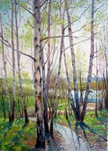 Создать мем: игорь родионов весна, весна в лесу, картины русских художников весна