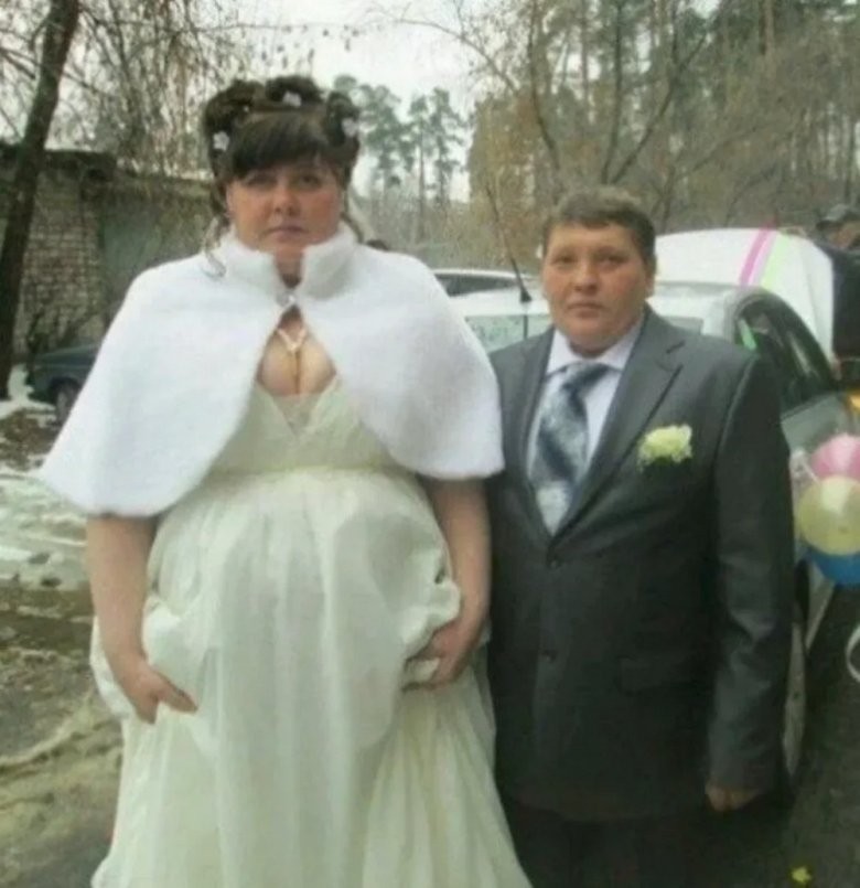 Fat Man Wedding Dress