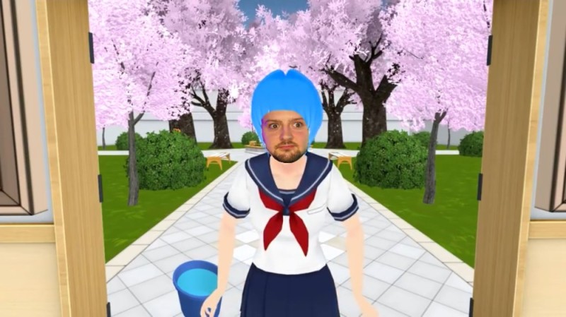 Create meme: yandere school simulator, andere , Lana Yandere simulator