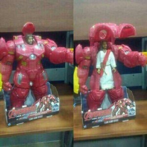 Create meme: figures, Hulkbuster, toy superhero