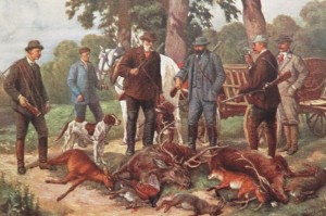 Create meme: The hunters at rest, Bavarian hunter, British colonists in America