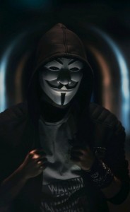 Create meme: anonymous in the hood, guy Fawkes, guy Fawkes hacker