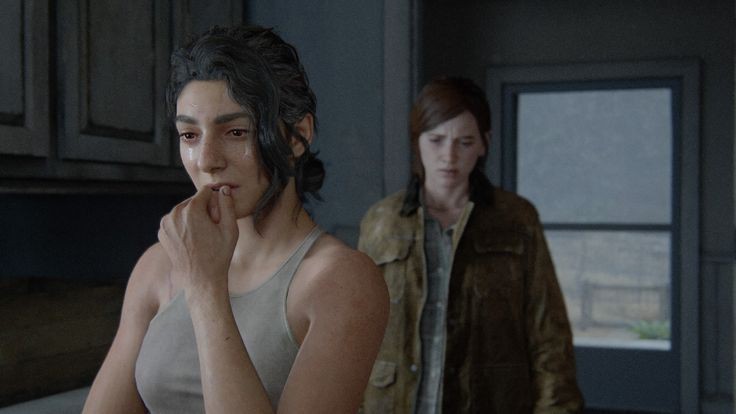 Create meme: The last of us 2 Ellie and Dina, The last of us 2 dina, One of us 2 Ellie