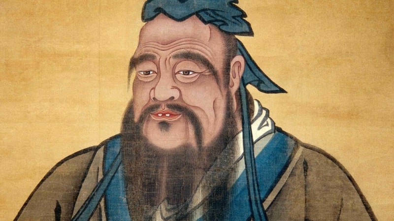 Create meme: Confucius and Lao Tzu, the Chinese philosopher Confucius, Confucius portrait