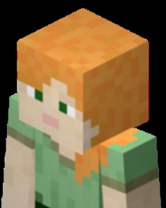 Create meme: Alex minecraft head, heroes minecraft Alex, minecraft alex skin