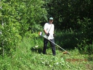 Create meme: training mowing, mowing shop, the mowing of grass around apartment buildings