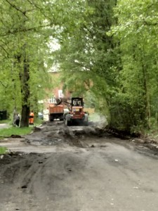 Create meme: roads in Balashov, repair of roads in Glazov in 2018, repair of roads