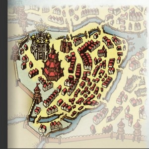 Создать мем: план средневекового города, старая карта, средневековые карты