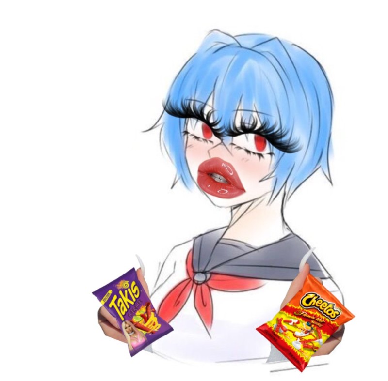 Create meme: rei ayanami, kudere yandere simulator, Ayanami Rei