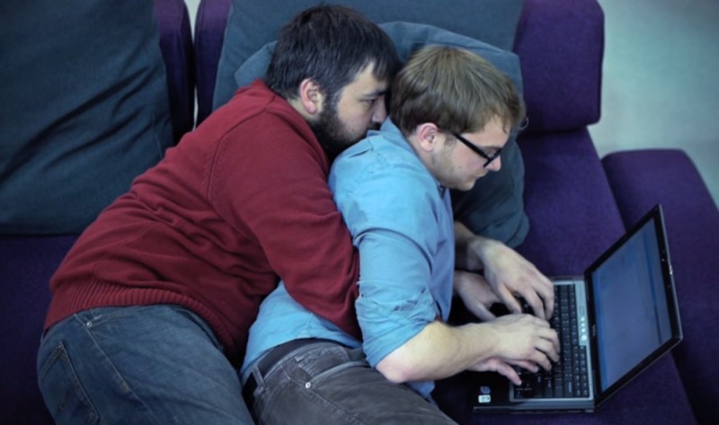 Create meme: pair programming, programmers are paired, pair programming