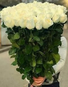 Создать мем: роза россия белая, роза эквадор белая, букет белых роз