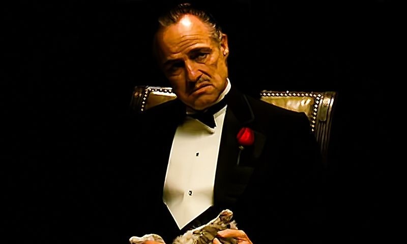 Create meme: meme of don Corleone , don Corleone memes, don Corleone without respect