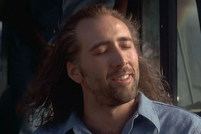 Create meme: Nicholas , meme Nicolas cage , Nicolas cage with long hair