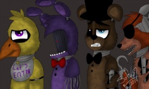 Создать мем: foxy, fnaf chica, freddy fnaf