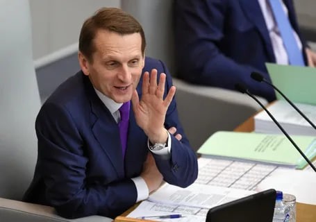 Create meme: sergey naryshkin, speaker of the state Duma, chairman of the State Duma
