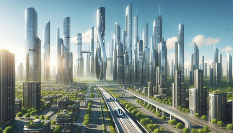 Создать мем: futuristic city, футуристический город будущего, будущее город