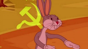 Create meme: rabbit bugs Bunny, meme bugs Bunny, bugs Bunny is a Communist meme