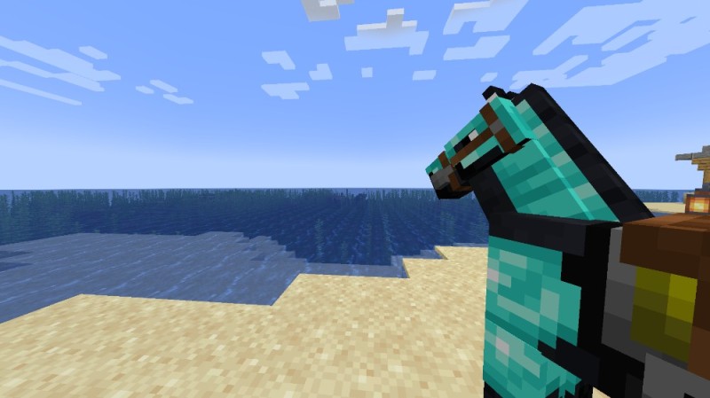 Create meme: minecraft animals, animals in minecraft, horse minecraft