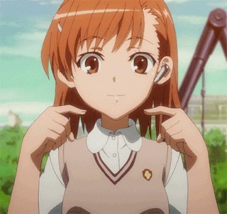 Создать мем: научный рейлган, only my railgun, misaka