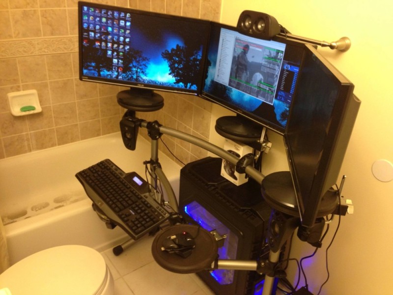 Create meme: game gamer, table for the gamer, gaming setup